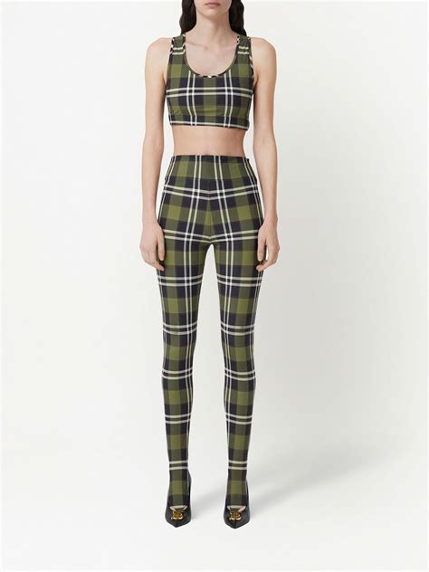 cropped burberry|burberry vintage check crop top.